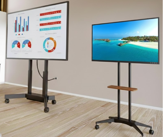 Inchiriere televizoare cu stand cu touchscreen pentru evenimente si conferinte.